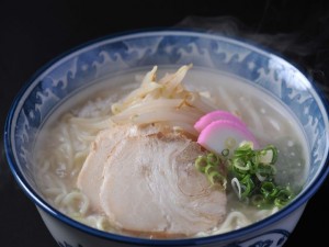 B級グルメ「牛骨ラーメン」 1Fお食事処にて