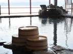 湖上露天風呂：朝陽