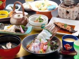 料理:ヒラメ会席②